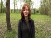 Cute Redhead Gangbanged By 4 Guys