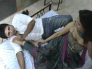 Indian Model In Churidar Foot Worship