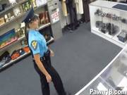 Police Officer Fucks At Pawn Shop