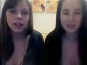 Two Beautiful Amateur Girls Stop On Webcam