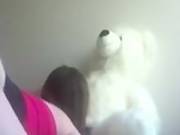 Teddybear Receives Laid