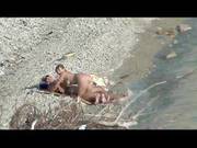 Couple Fucking On A Public Beach, While Walking Past People