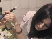 Nika In Home Made Sex Video Showing A Sloppy Blowjob