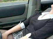 Sexy Milf Masturbates In Her Car