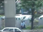 Pervs Bang Their Horny Japanese Girlfriends In Public
