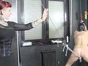 Femdom Video With A Hot Slut Punishing A Slave