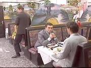 Gangbang In Restaurent...