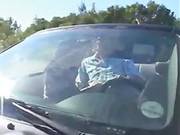 Naughty Girl Hitchhiking...