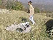 Viktoria In Outdoor Video Showing An Amateur Nude Gal Fucking