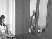 Sexy Babe Wanks In Front Of The Mirror