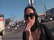 Rose In Outdoor Amateur Video With A Chick Riding A Pecker
