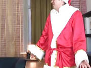 Gorgeous Young Blonde Gets To Fuck Santa Claus