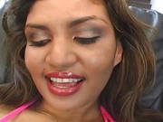 Vanessa - Hot Teen Licked Dick Strongly In Her Throat And Swallow