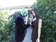 Smoking Brunette Gets Fucked By Mexican Luchador