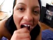 This Sexy Black Haired White Girl Gets Some Cock Deep Inside
