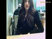  He Has No Clue Shes Masturbating In Public