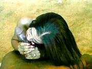 Ebony Centerfold Obsession Adores To Use Her Hands And Suckhole On Shlong