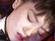 Nasty Japanese Bang Bunny Gets Mouthful