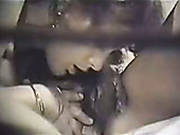 Filthy Black Haired Lesbians Licks Incredibly Hairy Pussy Of Her Wanton Pal