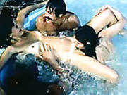 Pornstars From The Golden Age Of Porn Spring Finlay, Justina Lynn, Kris Ware In Vintage Clip