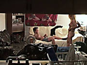 Sexy Amateur Chick Takes Off Clothes And Fondles Her Boyfriend On A Hidden Camera