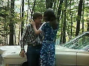 Spoiled And Dirty Like Mud Brunette Chick Rides Strong Cock On Car Hood