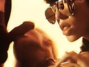 Light And Dark Haired Whorish Vintage Ladies Shows Cock Sucking Skills