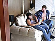 Passionate Brunette Wife Gives Blowjob In Hidden Camera Sex Video