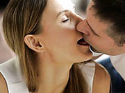 Pretty Teen In White Socks Gets Her Shaved Pussy Licked Early In The Morning