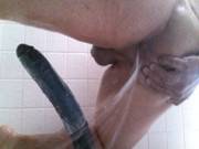 Big Black Brutal Anal Dildo Fuck