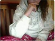 Girl Plays Game On Web