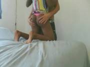 Beauty And Busty Ebony Teen Chick Make Ho 