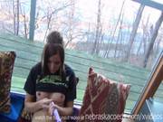 Daughers Friend Using Dildo At My Lake House