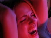Naked Blonde Cuffed To Bed