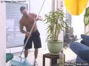 Muscle Stud For Busty Housewife