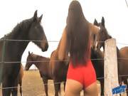 The Hot Lady Horse Whisperer Amazing Bo 