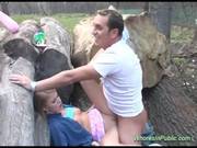 Nasty Whore In Public Gets Sex