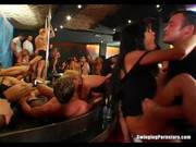 Sinfully Club Sluts Suck Cocks In Public