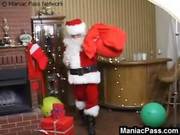 Fat Mom Nailed By Horny Santa