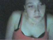 Brunette Bitch Flashing Her Titties On Webcam
107