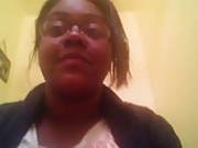 Kinky Ebony Chubby Nanny Solo Play On Toilet