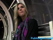 Publicagent Hot Tall Babe Spreads Her Legs For Cash In Public