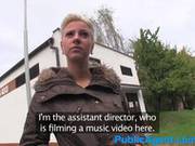 Publicagent Tongue Pierced Blonde Fucks In Public