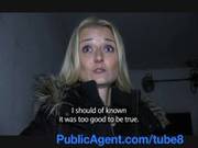 Publicagent Sexy Blonde Fucks Me In A Public Place