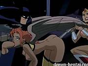 Justice League Hentai Two Chicks For Batman Dick