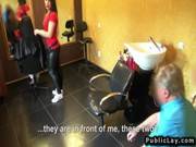 Amateur Hairdresser Fucks For Cash Pov