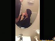 Public Toilet Blowjob On A Wedding Party