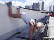 Povlife After Twerking In The Parking Lot Teen Gets Creampied