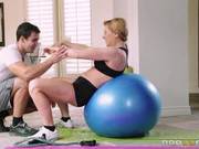 Sensual Milf Sasha Sean Sucks The Cock Of Her Personal Trainer