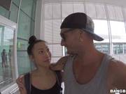 Sharon Lee Gets Off Her Flight And Gets Straight Into Hot Action